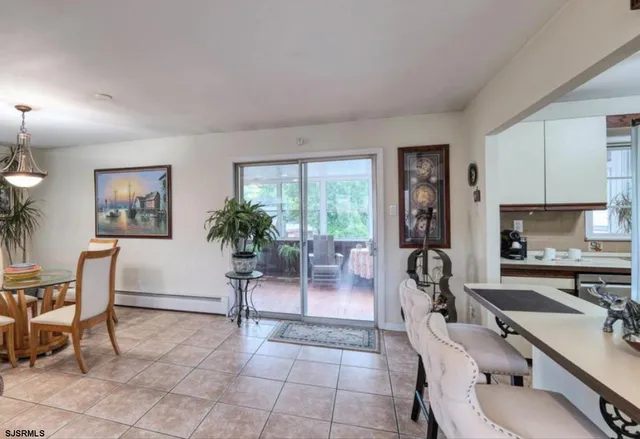 a bedroom with a bed and furniture