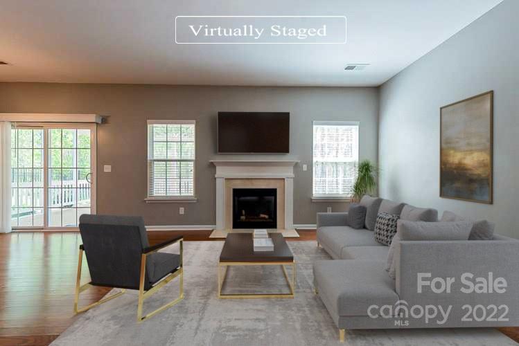 1629 Beleek Ridge Lane Clover, SC 29710 - Photo 2 of 23 a living room with furniture window and a flat screen tv