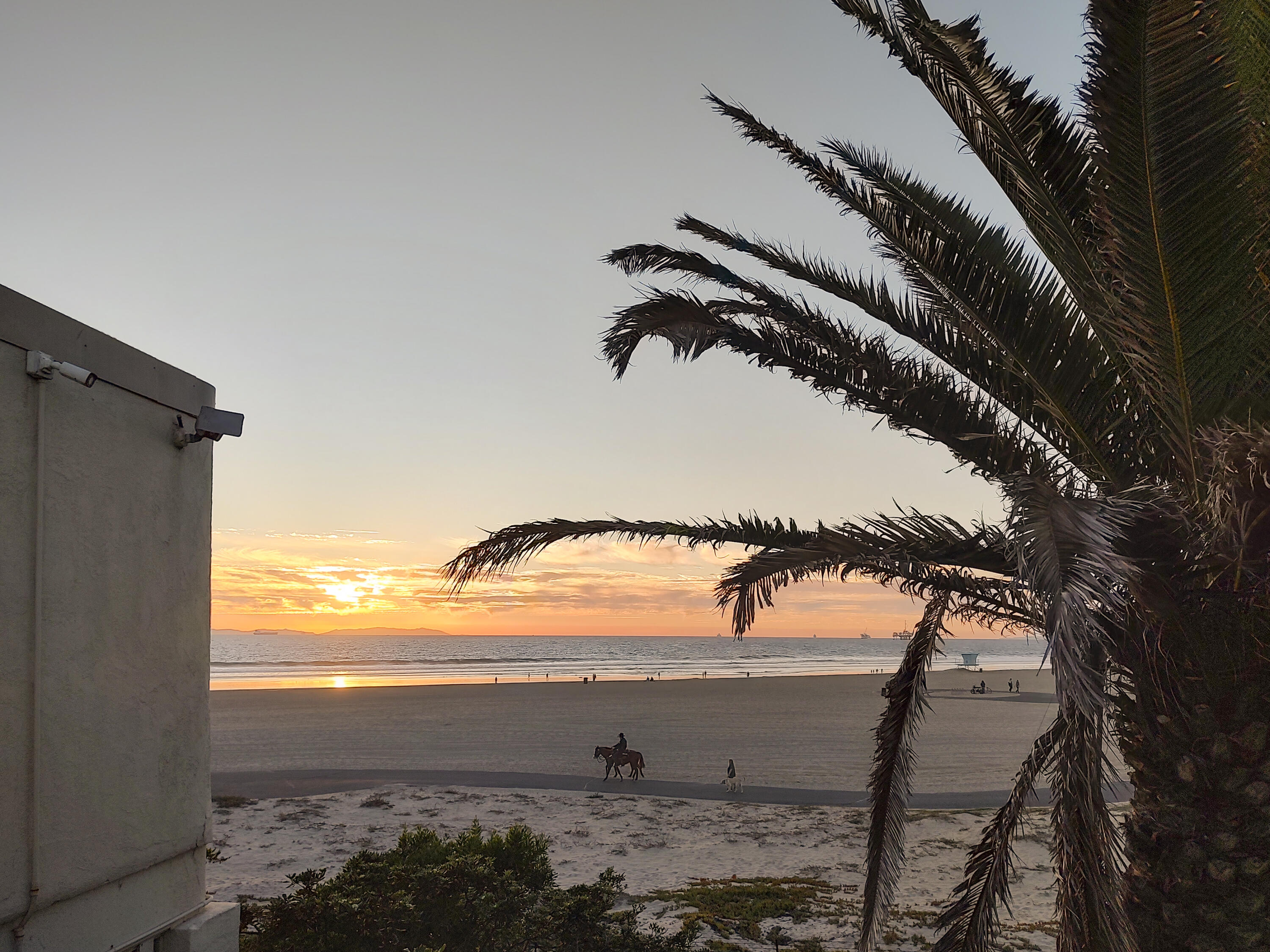 a view of an ocean and beach