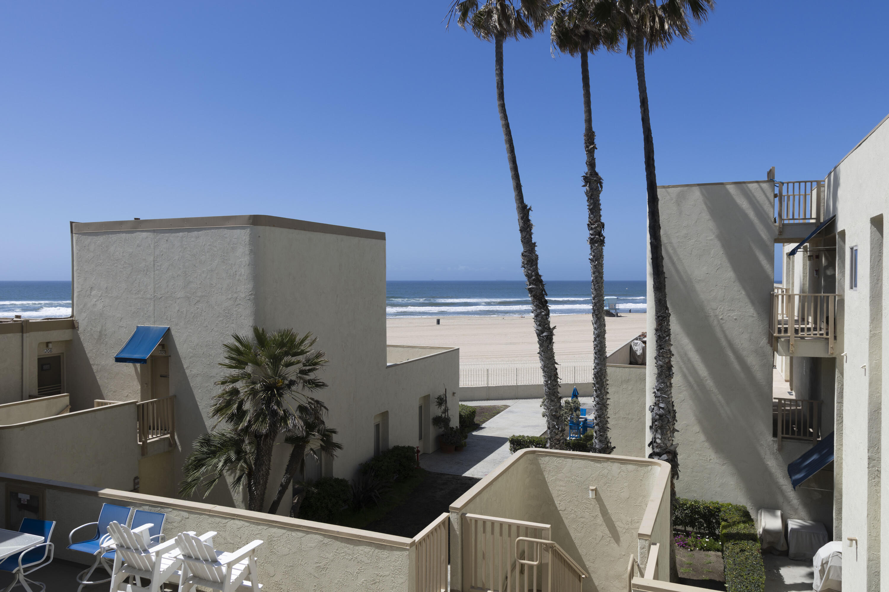 711 Pacific Coast Highway, Unit 206 Huntington Beach, CA 92648 - Photo 25 of 32 a view of balcony with furniture