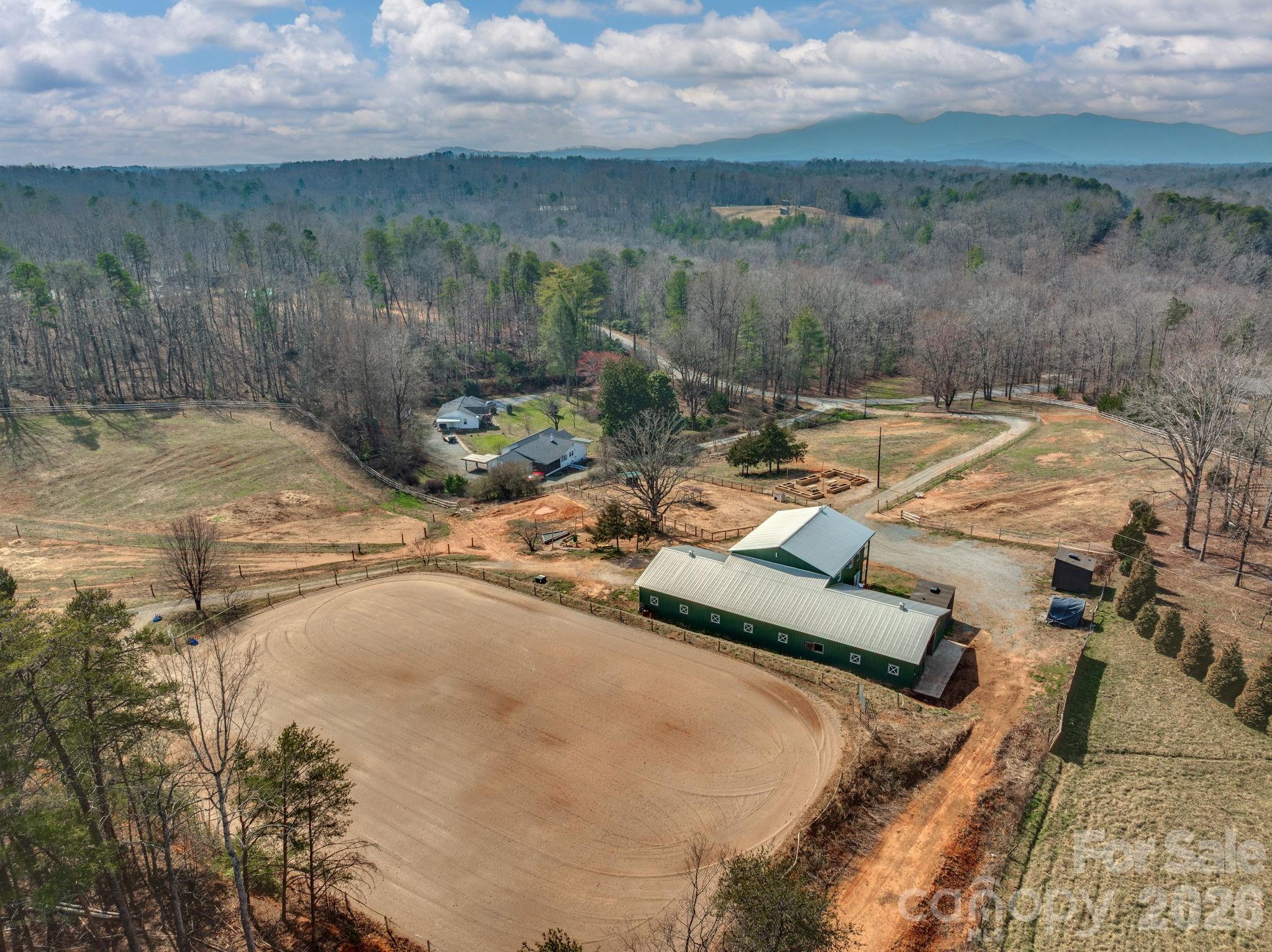 1487 Hayes Road Columbus, NC 28722 - Photo 40 of 48 a view of a backyard of a house