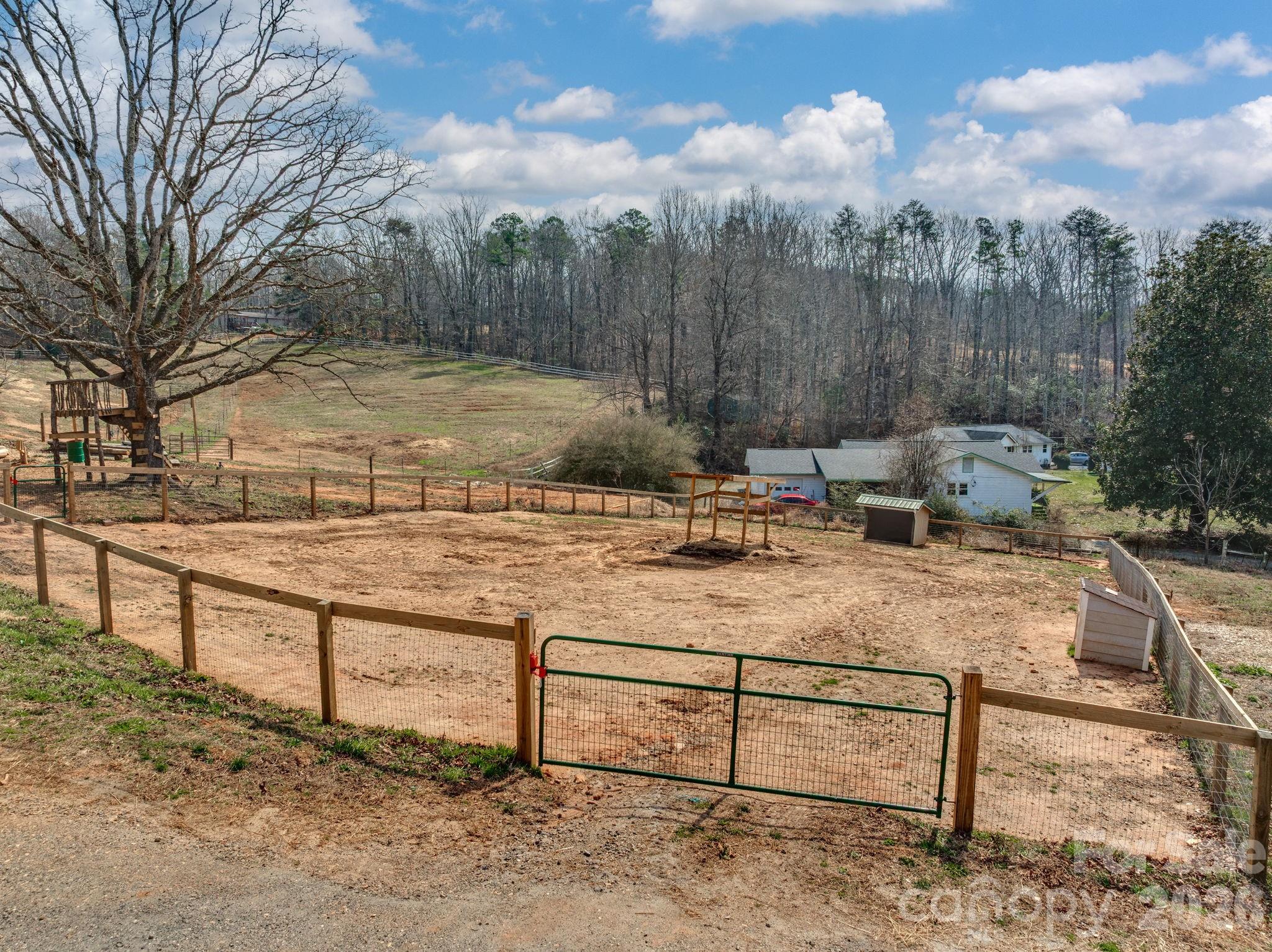 1487 Hayes Road Columbus, NC 28722 - Photo 42 of 48 a view of backyard with sitting area