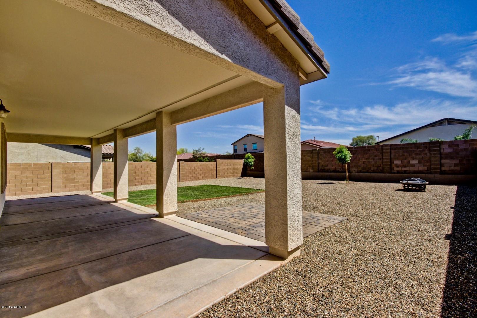 17651 West Red Bird Road Surprise, AZ 85387 - Photo 27 of 30 backyard & covered patio