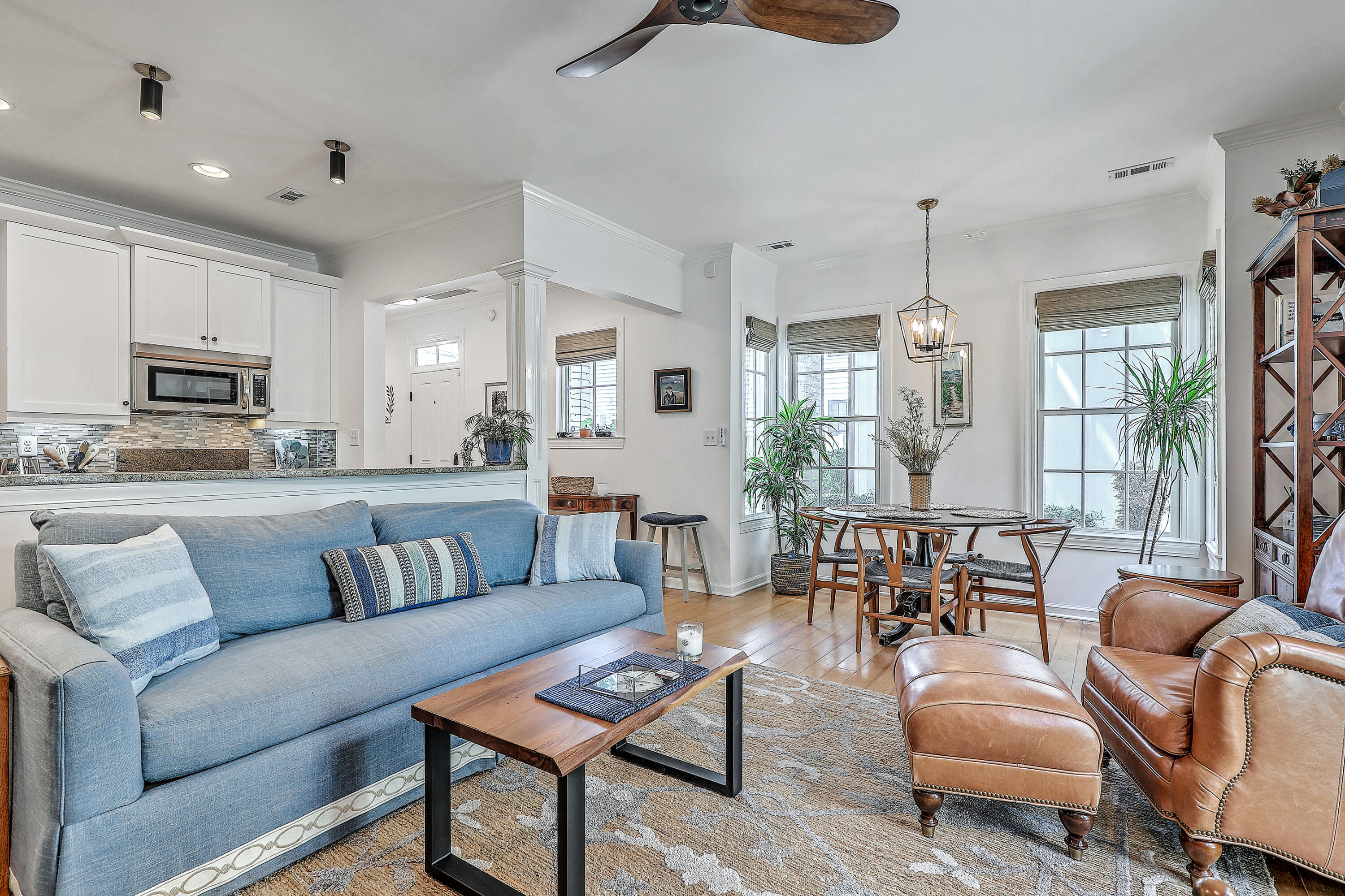 152 Spring Street, Unit E Charleston, SC 29403 - Photo 3 of 23 152 Spring Street living & dining rooms