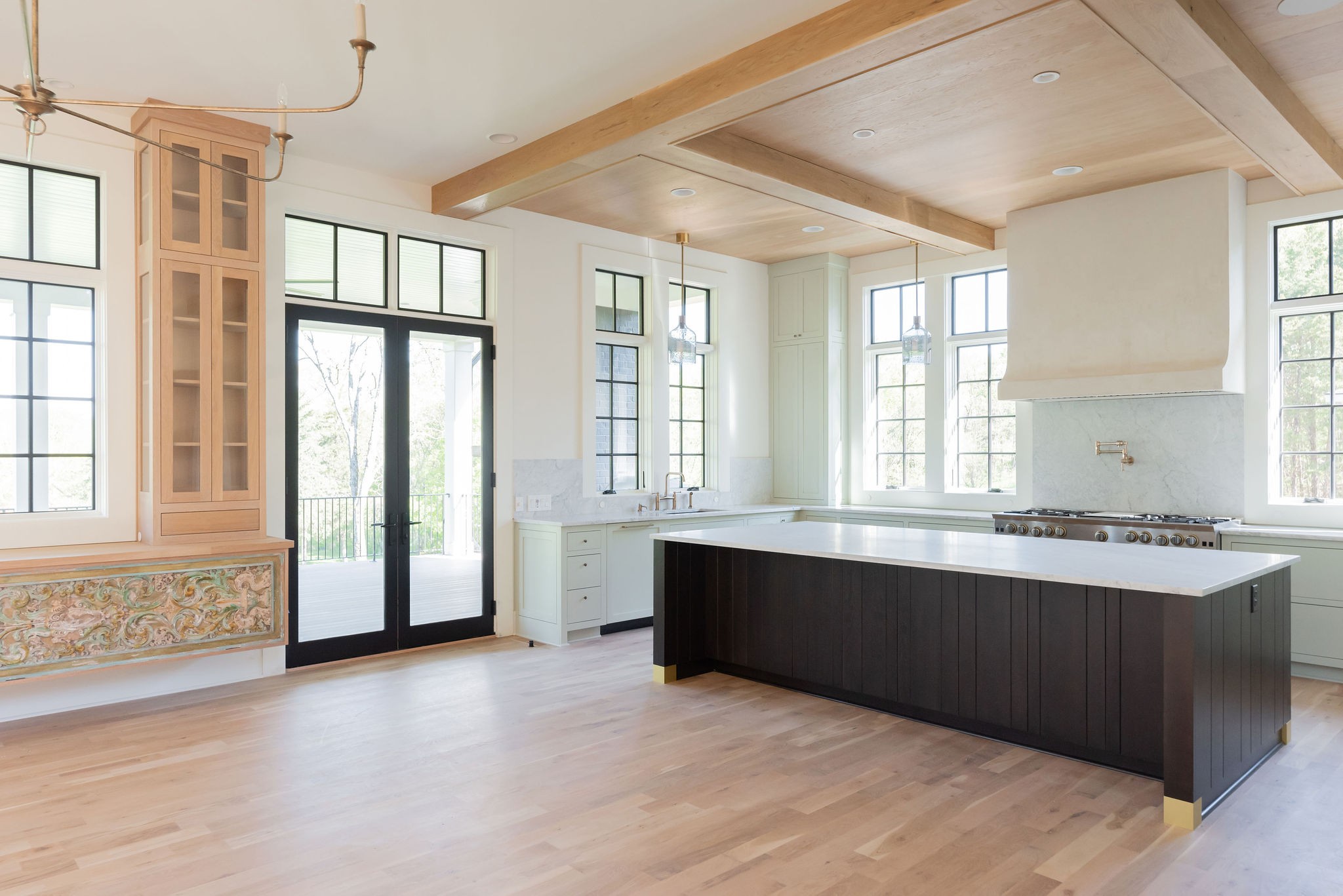 8182 Heirloom Boulevard College Grove, TN 37046 - Photo 7 of 34 a view of large kitchen with granite countertop kitchen island a sink and a large window