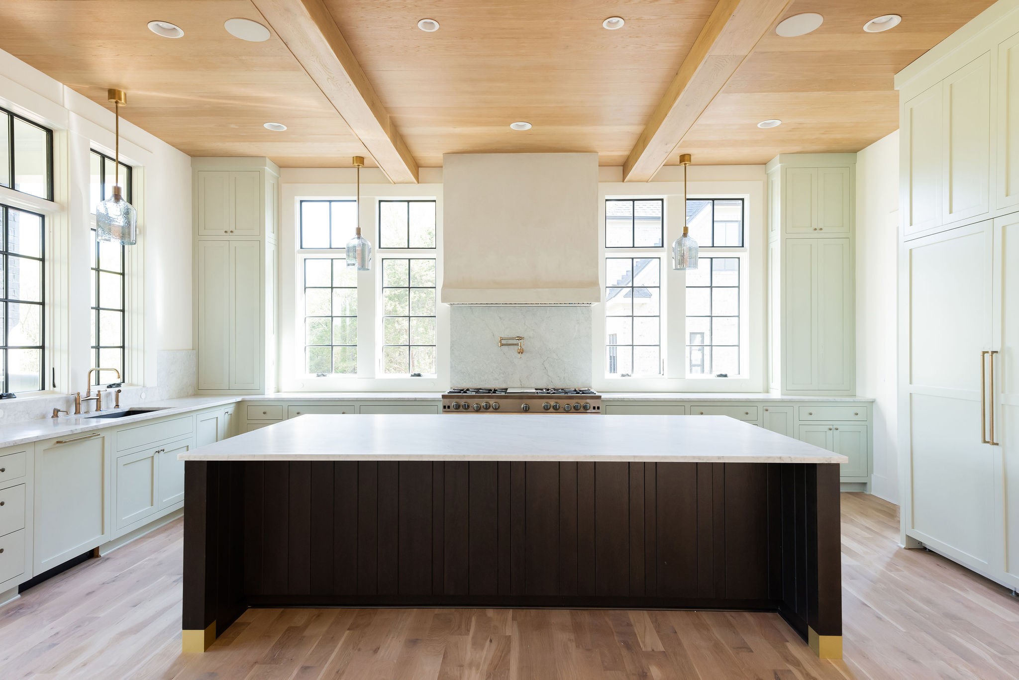 8182 Heirloom Boulevard College Grove, TN 37046 - Photo 8 of 34 a living room with a large bed dresser and a large window