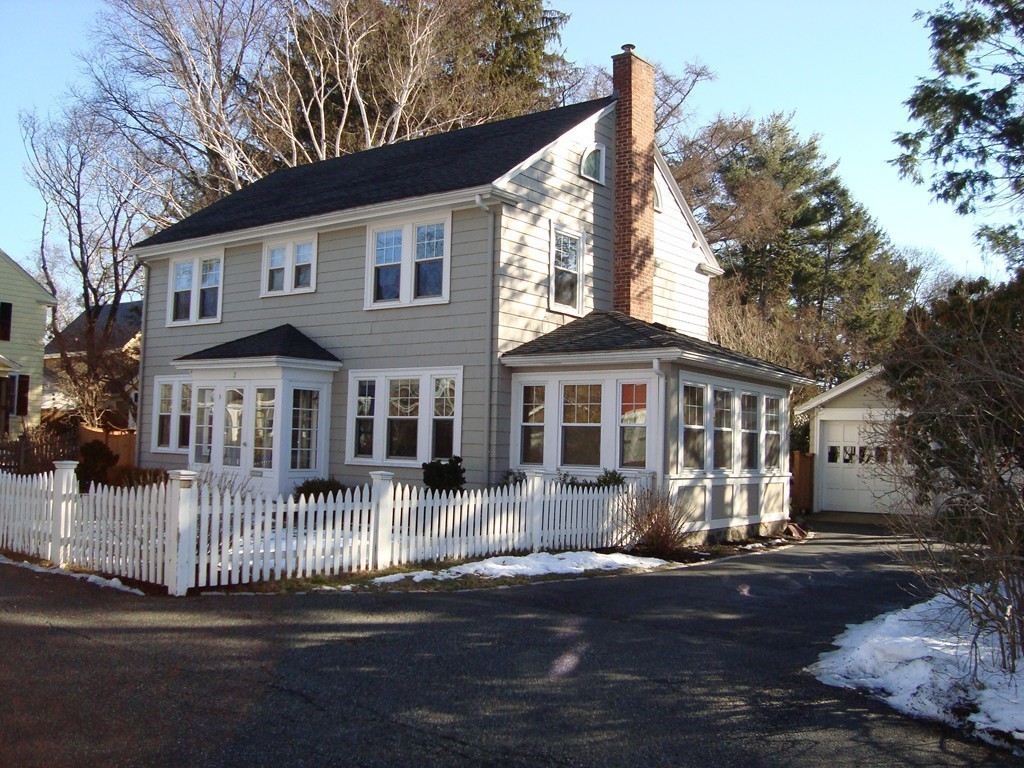 2 Chesterlee Lane Swampscott, MA 01907 - Photo 27 of 29 a front view of a house with a garden