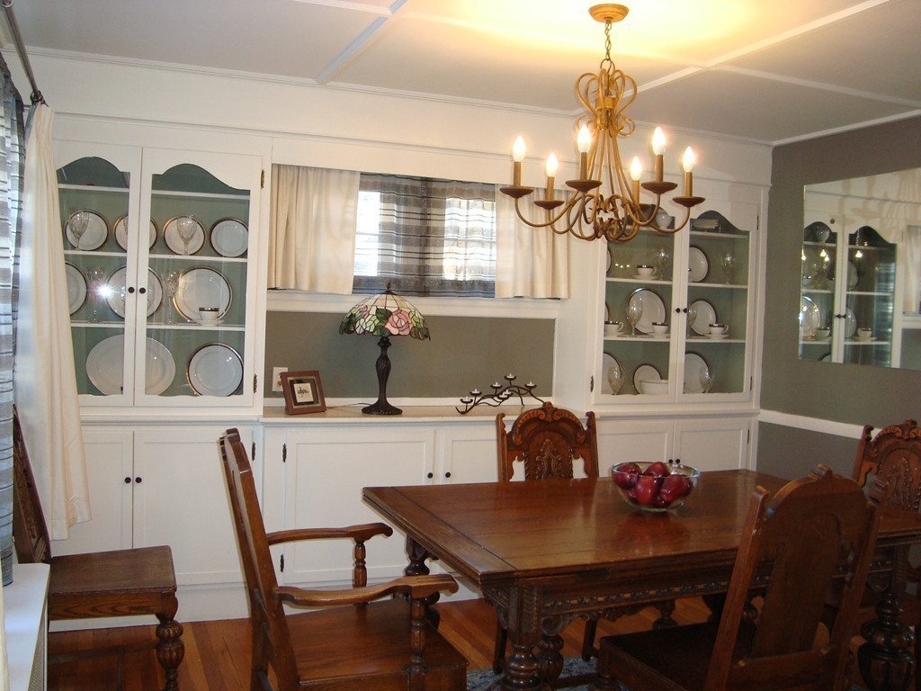 2 Chesterlee Lane Swampscott, MA 01907 - Photo 8 of 29 a view of a dining room with furniture and chandelier