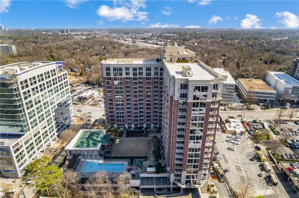1820 Peachtree Road Northwest, Unit 1111 Atlanta, GA 30309 - Photo 40 of 41 a view of city with tall buildings
