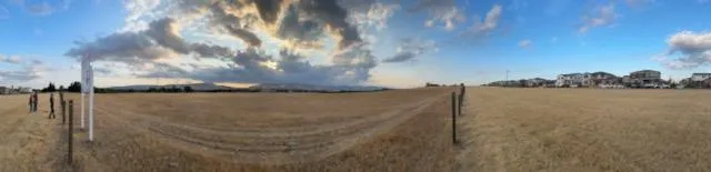 a view of beach and ocean