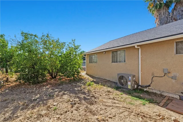a backyard of a house