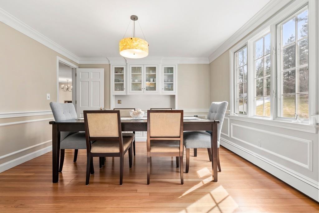 14 Ridge Hill Road Sudbury, MA 01776 - Photo 10 of 34 a view of a dining room with furniture window and outside view