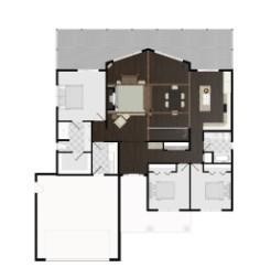 Lot 4 7/16th Avenue Chetek, WI 54728 - Photo 3 of 22 Brule layout with furniture.