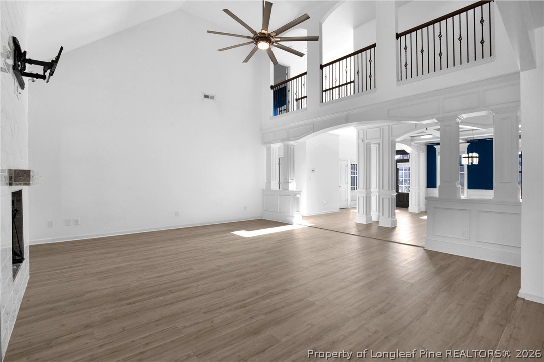 2145 Harrington Road Fayetteville, NC 28306 - Photo 12 of 50 wooden floor in an empty room with a window