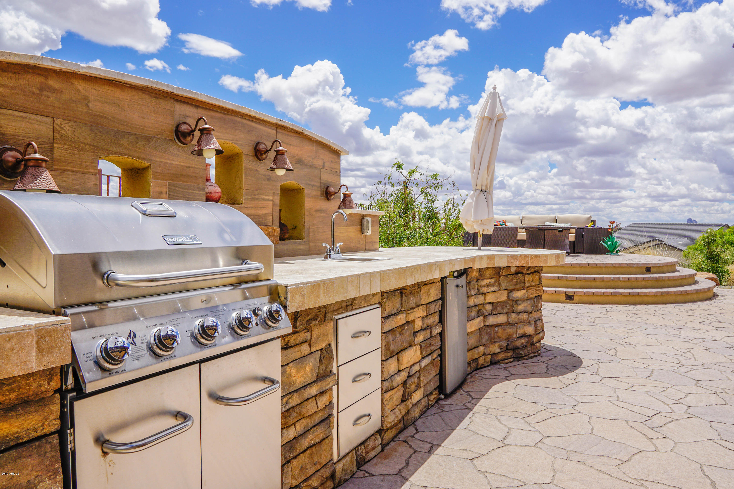 3365 Rising Sun Ridge Wickenburg, AZ 85390 - Photo 20 of 23 -outdoor kitchen