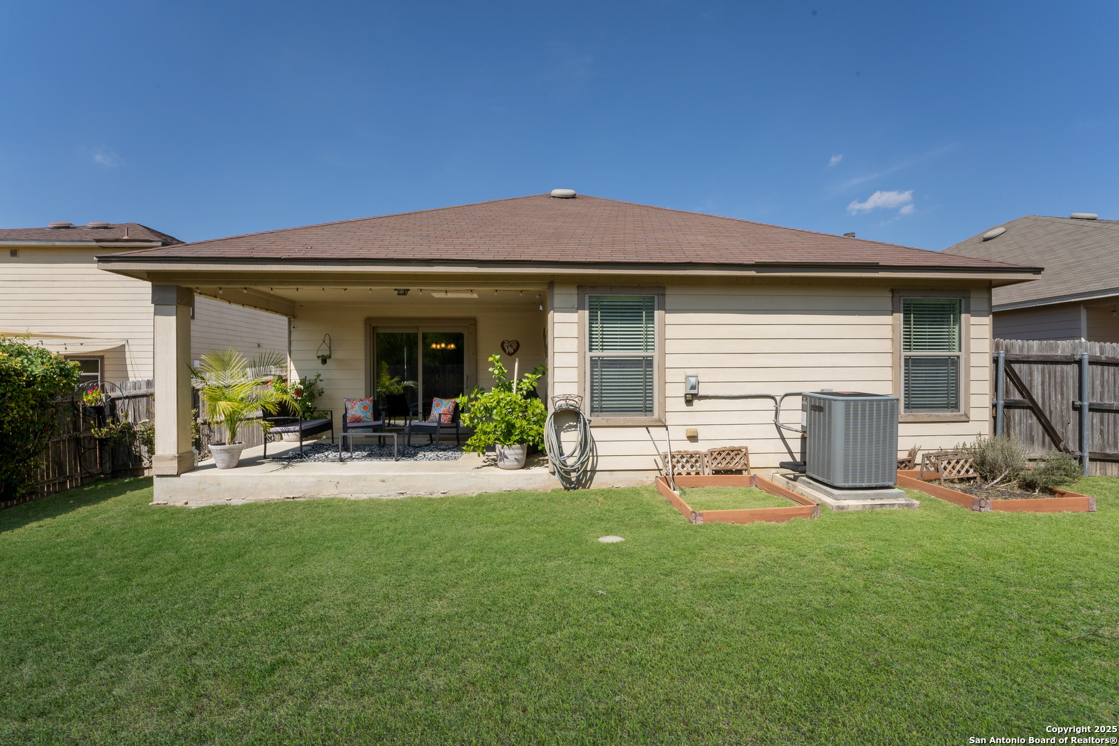 6226 Fred Couples Schertz, TX 78108 - Photo 29 of 30 a view of a house with backyard porch and sitting area