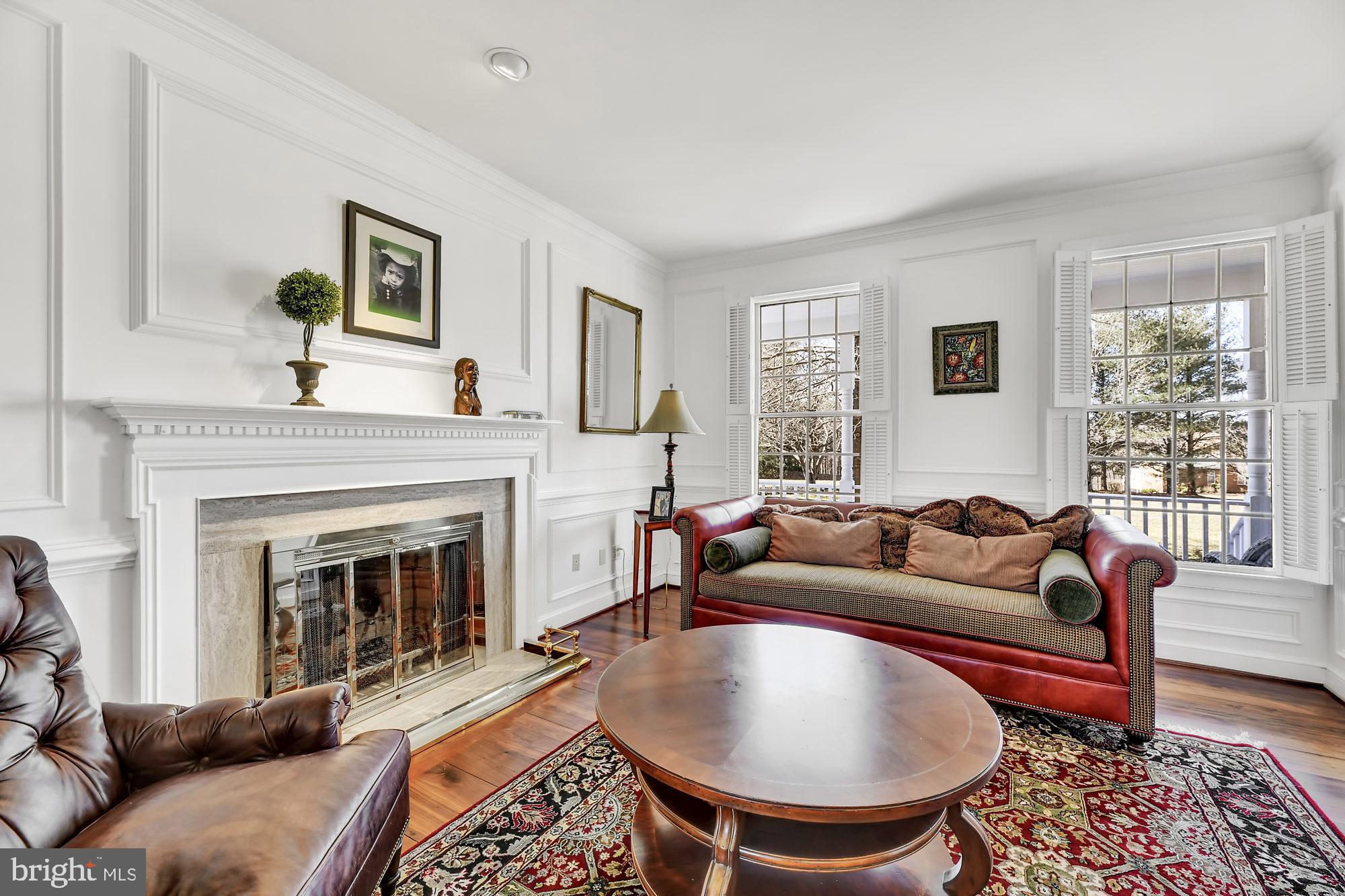 Living Room with Fireplace