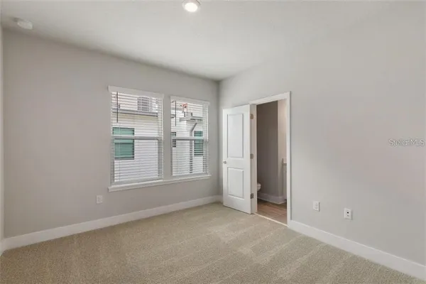 a view of empty room