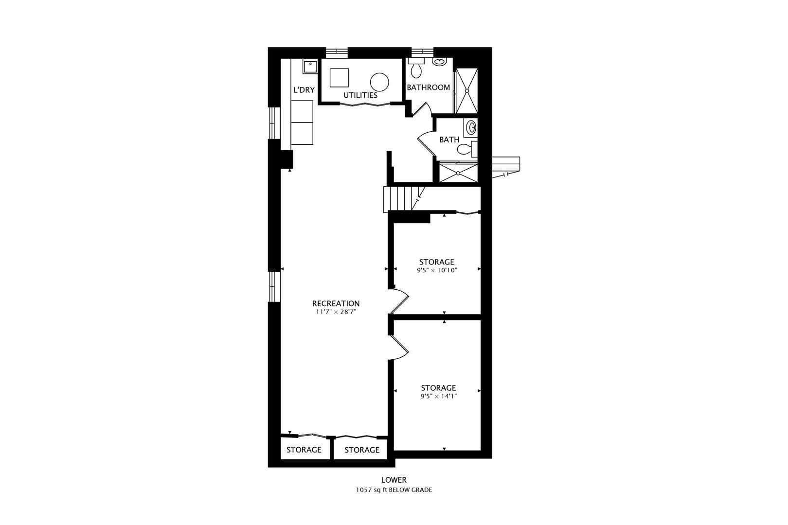 Undisclosed Address Chicago, IL 60625 - Photo 30 of 30 a picture of a bench in floor plan