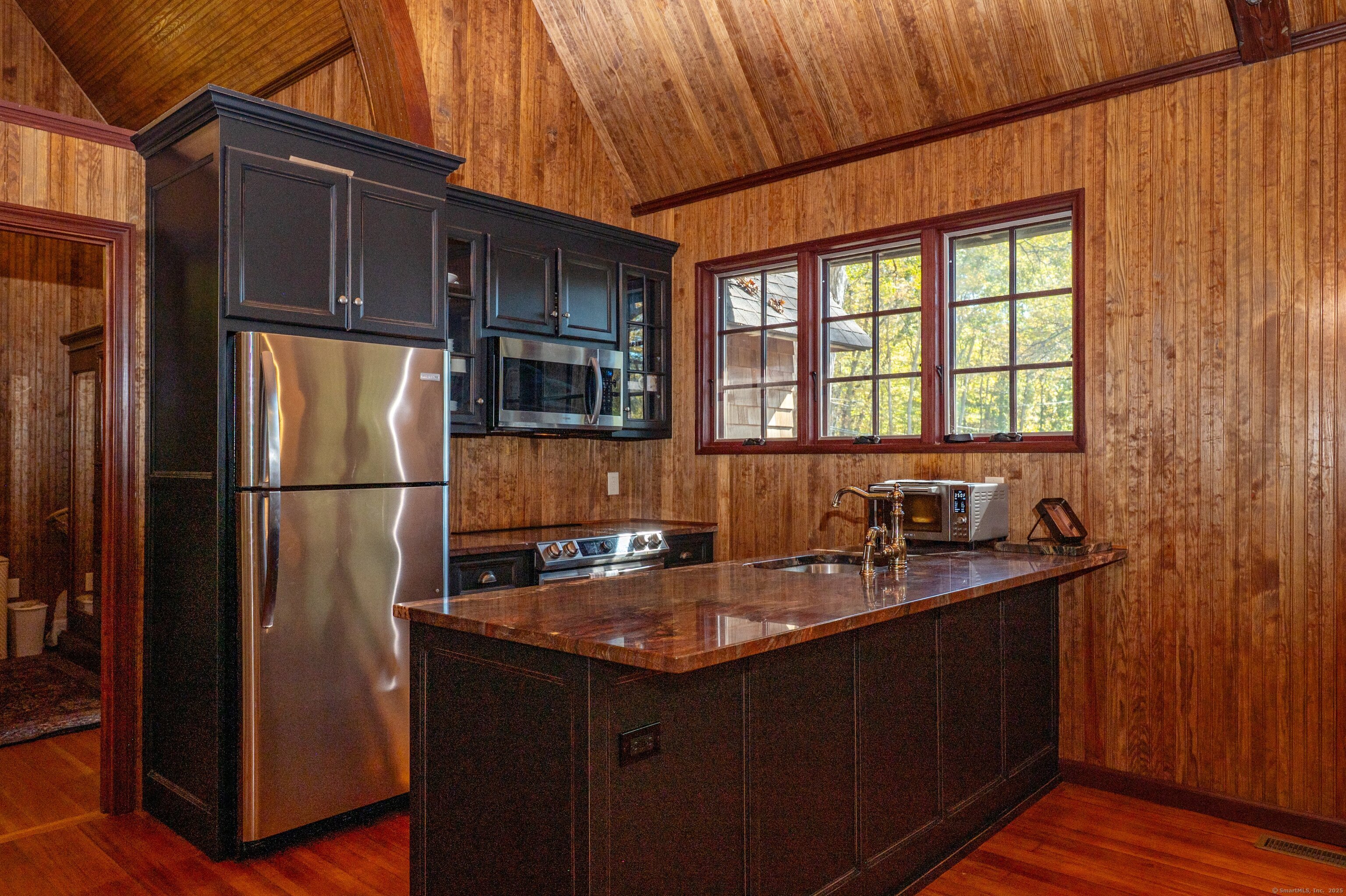 11 Phelps Road East Haddam, CT 06423 - Photo 23 of 30 a kitchen with stainless steel appliances granite countertop a refrigerator and a sink