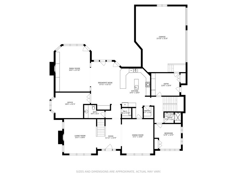 711 South County Line Road Hinsdale, IL 60521 - Photo 41 of 42 a picture of floor plan