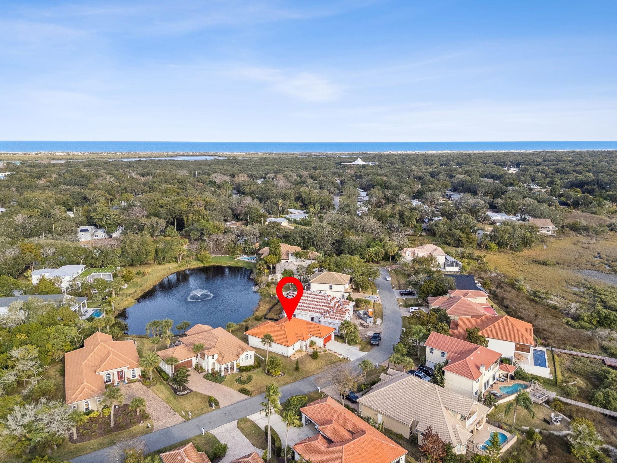 121 Spoonbill Point Court St. Augustine, FL 32080 - Photo 44 of 56 an aerial view of a city