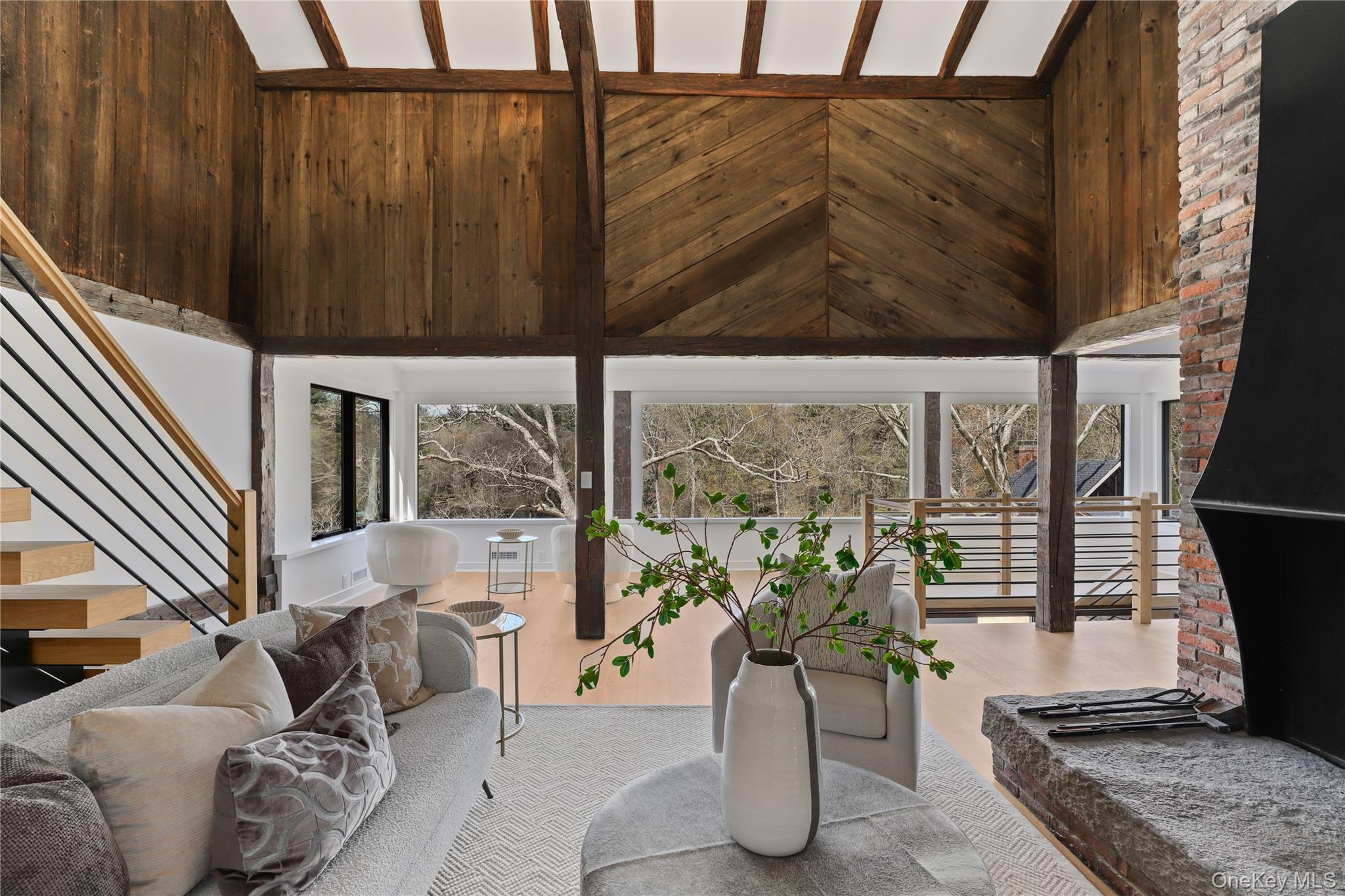 39 Old Snake Hill Road Pound Ridge, NY 10576 - Photo 8 of 37 a view of balcony with furniture