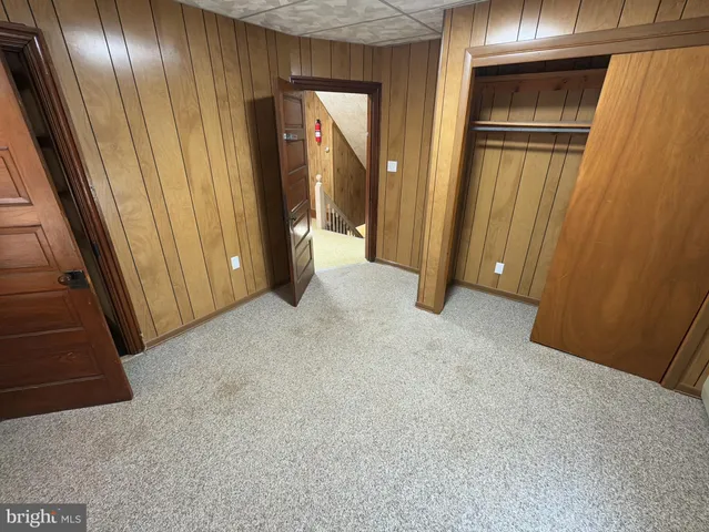 a view of a room with staircase