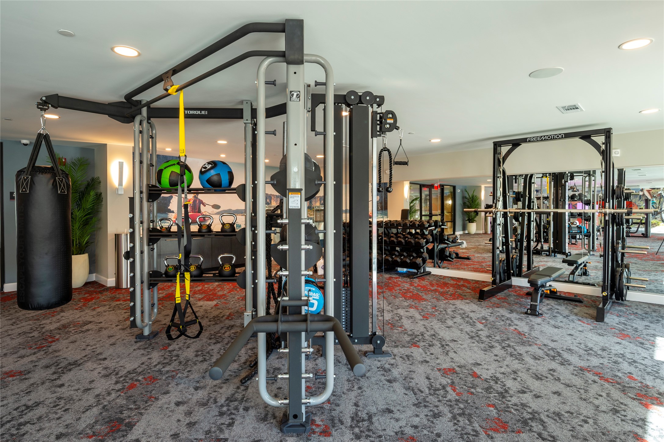 13475 Rincon Drive, Unit 1231 Houston, TX 77077 - Photo 9 of 17 a view of a room with gym equipment