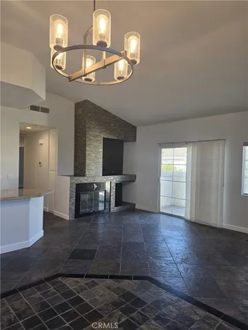 an empty room with a empty space