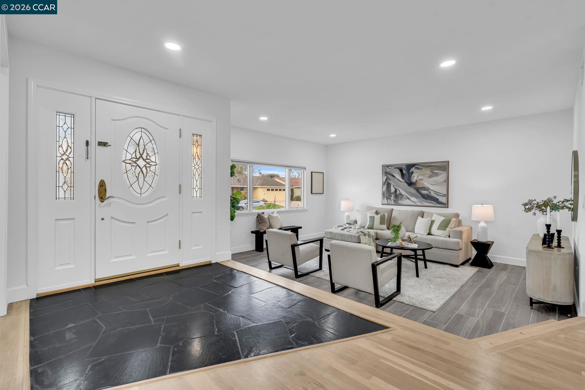 1548 Dianda Drive Concord, CA 94521 - Photo 8 of 59 a living room with furniture and wooden floor