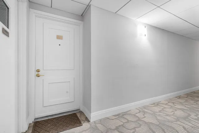 an aerial view of house with yard