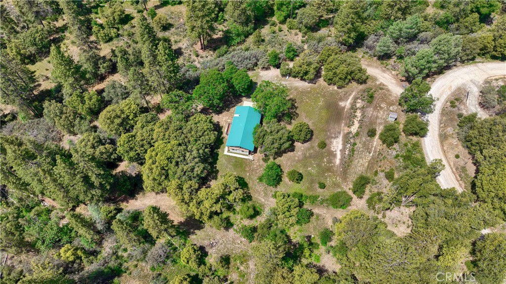 2843 East Westfall Road Mariposa, CA 95338 - Photo 42 of 47 an aerial view of residential house with outdoor space and trees all around