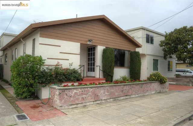a front view of a house with porch