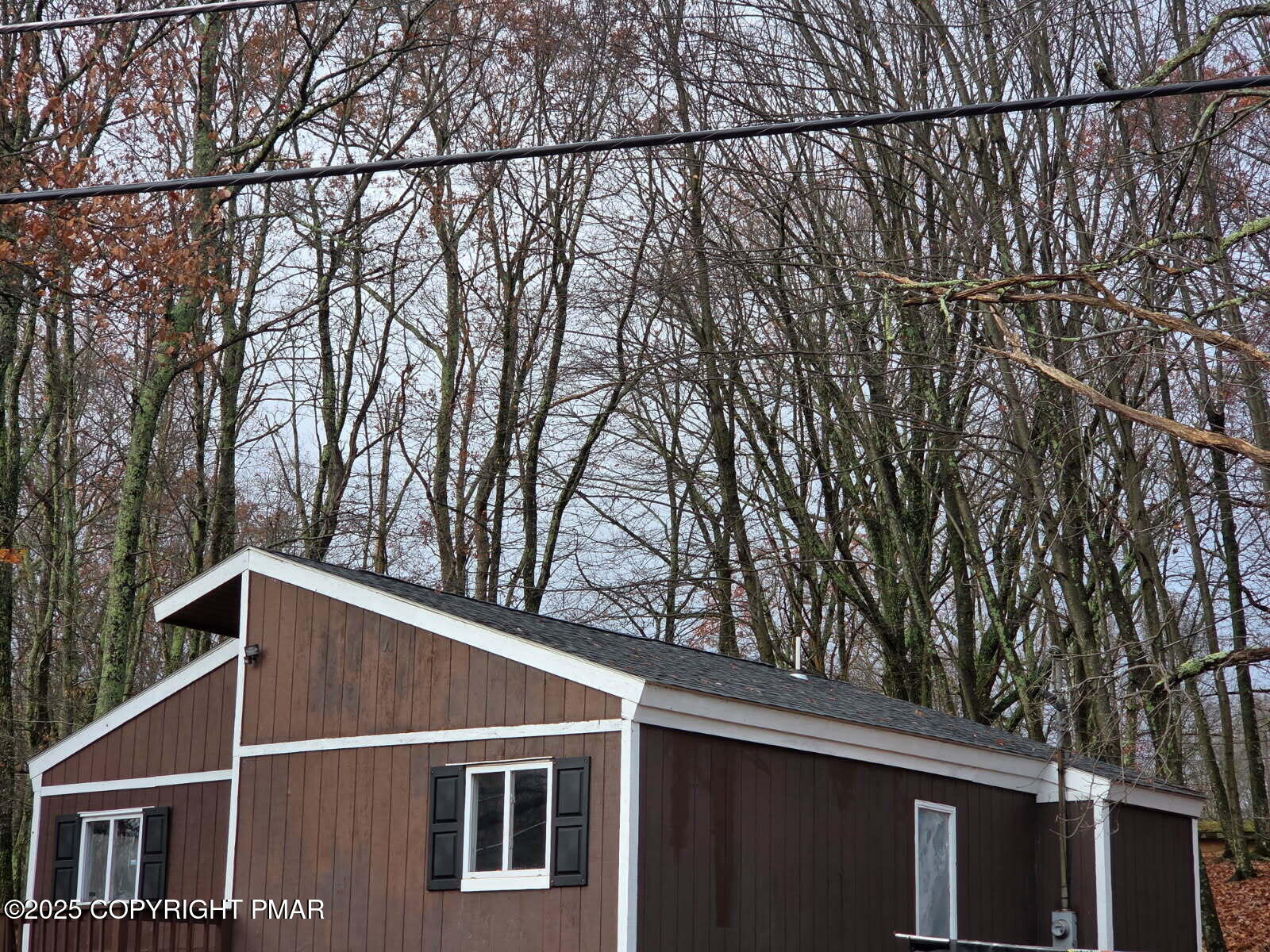 4774 Pine Ridge Drive West Bushkill, PA 18324 - Photo 35 of 36 a side view of a house with a tree