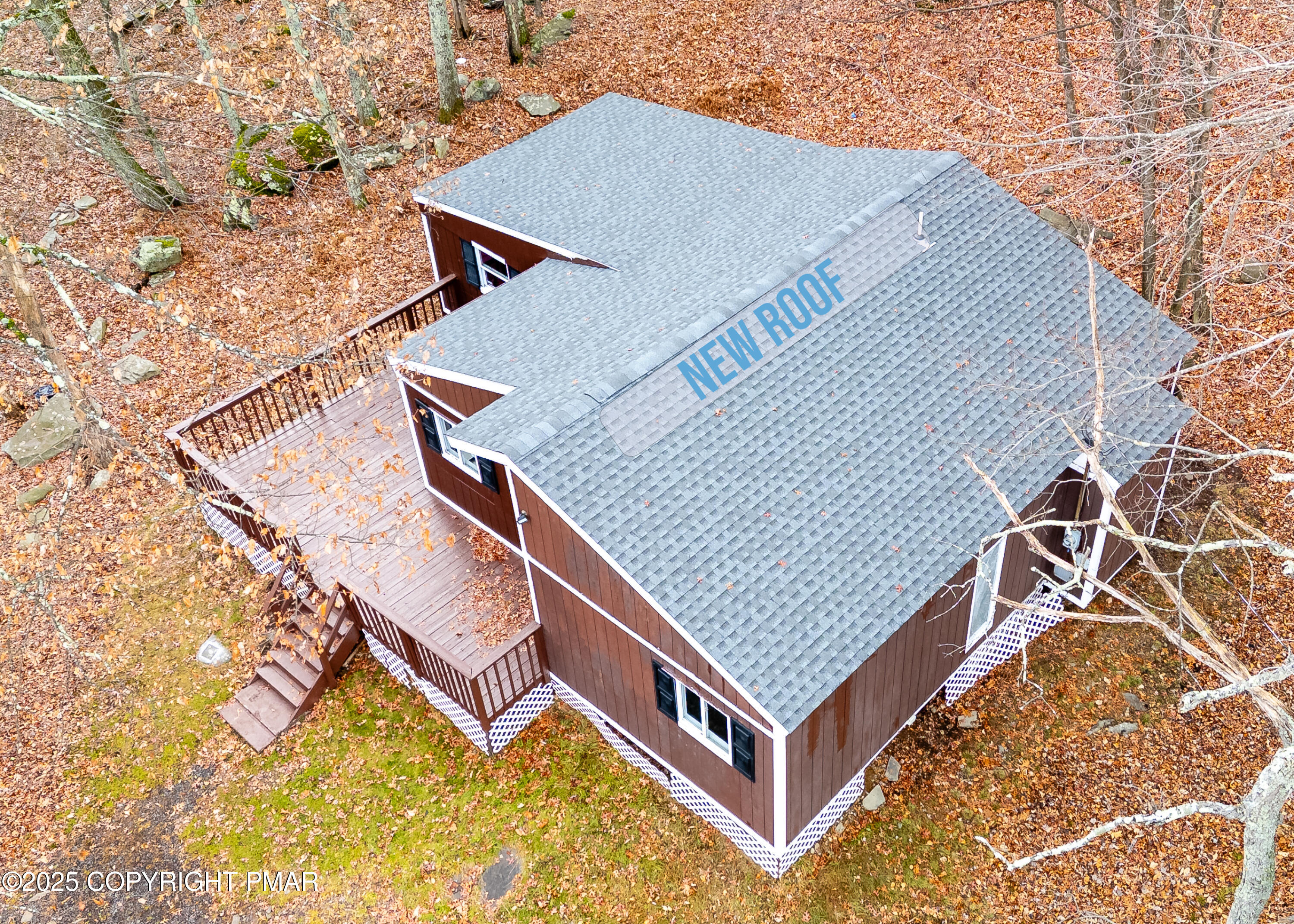 4774 Pine Ridge Drive West Bushkill, PA 18324 - Photo 6 of 36 an aerial view of a house
