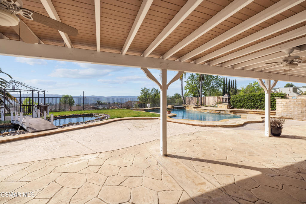 4920 Corral Street Simi Valley, CA 93063 - Photo 29 of 54 a view of a swimming pool with a porch