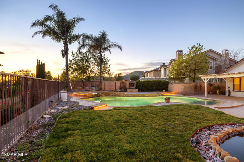 4920 Corral Street Simi Valley, CA 93063 - Photo 41 of 54 a view of a backyard with swimming pool