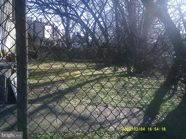 a backyard of a house