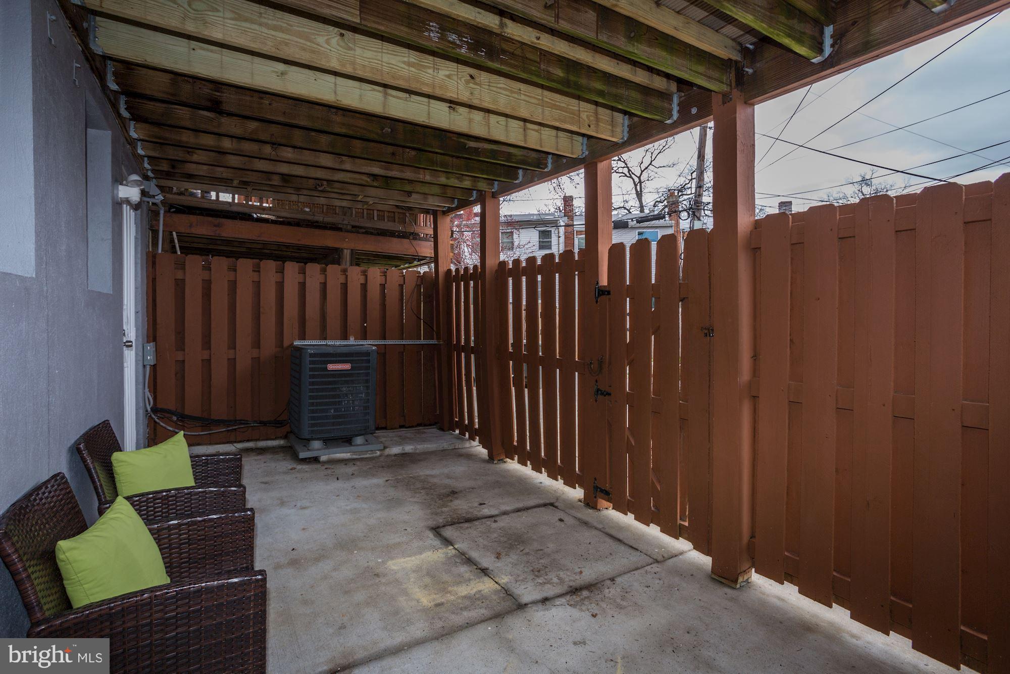 210 Upshur Street Northwest, Unit 1 Washington, DC 20011 - Photo 24 of 33 Private enclosed deck area