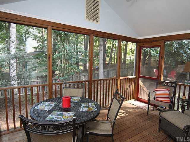8705 Walkelin Court Raleigh, NC 27615 - Photo 11 of 12 Enjoy the privacy of your backyard from this large screened porch.
