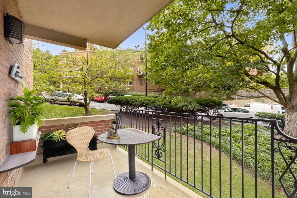 4301 Massachusetts Avenue Northwest, Unit A304 Washington, DC 20016 - Photo 7 of 38 Balcony