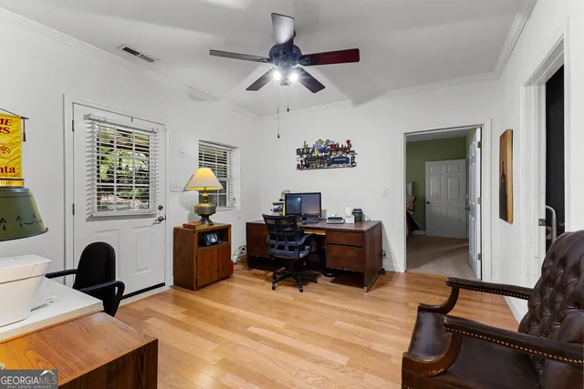 a view of car garage