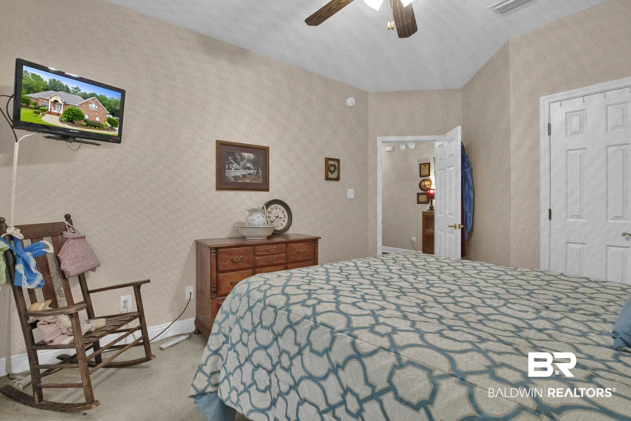 1 Bens Bluff Daphne, AL 36527 - Photo 37 of 56 Carpeted bedroom with ceiling fan