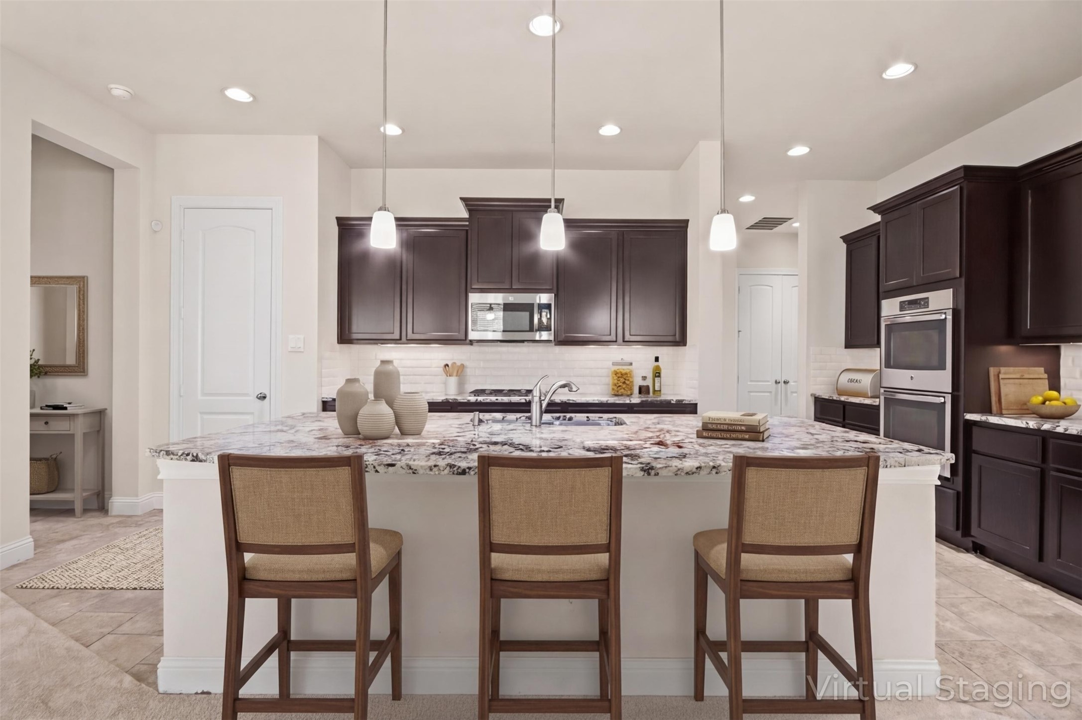 8931 Leaning Hollow Lane Spring, TX 77379 - Photo 9 of 38 VIRTUALLY STAGED KITCHEN