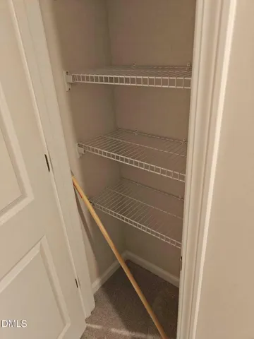 a close view of closet