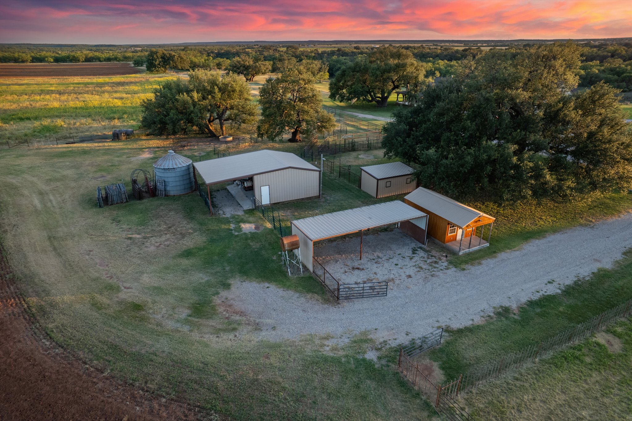 18601 County Road 214 Brookesmith, TX 76827 - Photo 35 of 39 Aerial view at dusk of a view of countryside