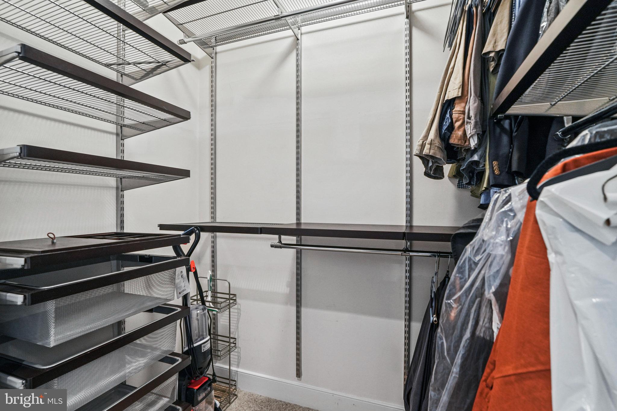 1811 14th Street North, Unit C104 Arlington, VA 22209 - Photo 22 of 44 a view of walk in closet with clothes and shoes