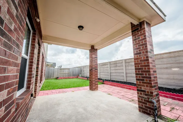 a view of outdoor space and porch