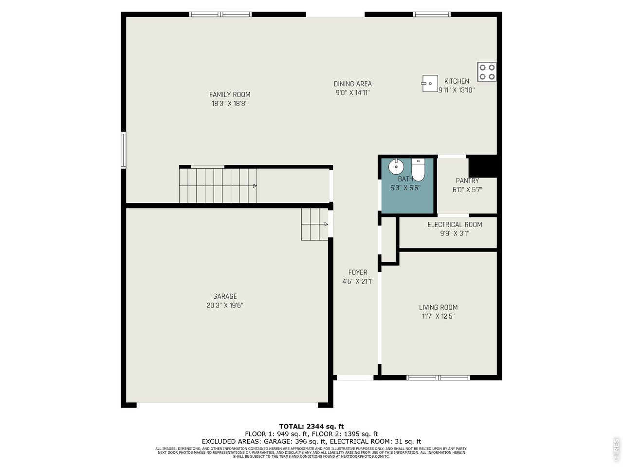 439 Bluebird Road Johnstown, CO 80534 - Photo 33 of 33 Main floor plan.